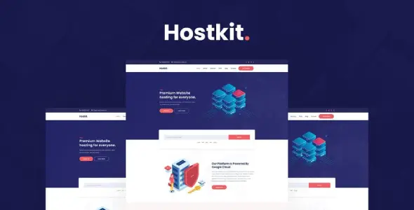 Hostkit – Hosting Services Elementor Template Kit