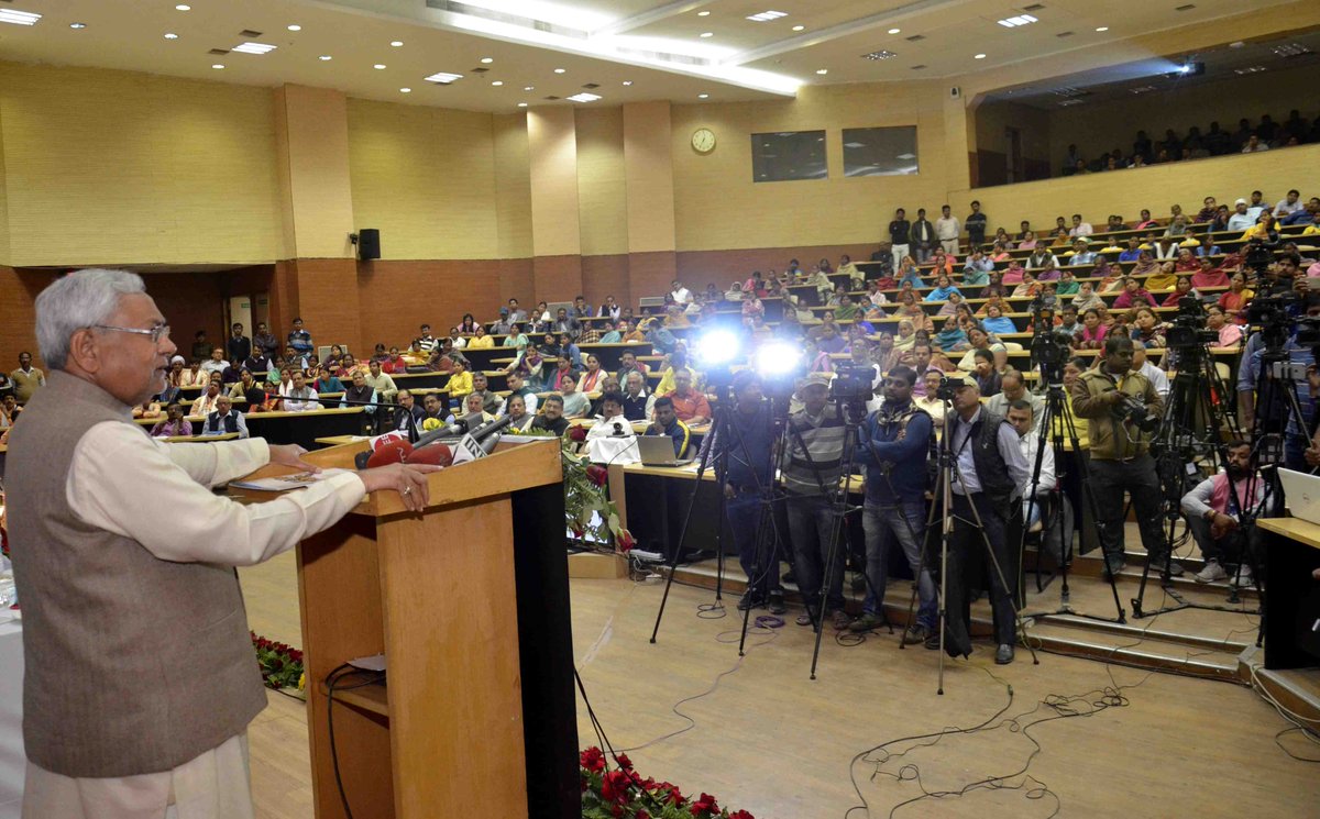 बिहार में शराबबंदी से महिला हिंसा में आई 68 फीसदी गिरावट : नीतीश कुमार