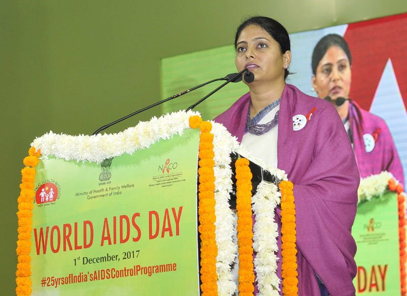 आइए, हम प्रतिज्ञा करें कि अब एचआईवी के कारण किसी की भी जान न जाए: अनुप्रिया पटेल